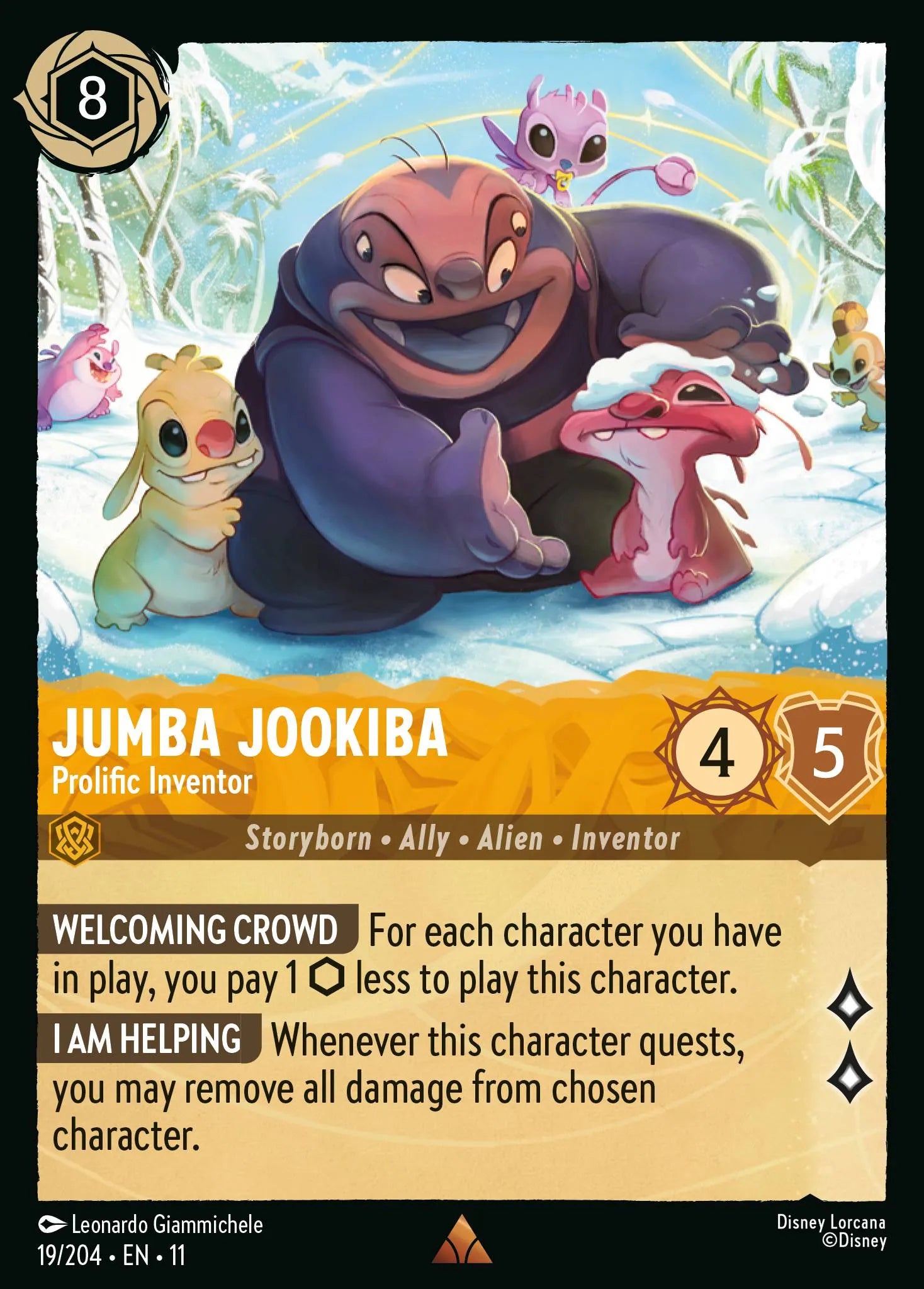 Jumba Jookiba - Prolific Inventor | Winterspell #19 (Near Mint) | Disney Lorcana Single Australia (Near Mint)