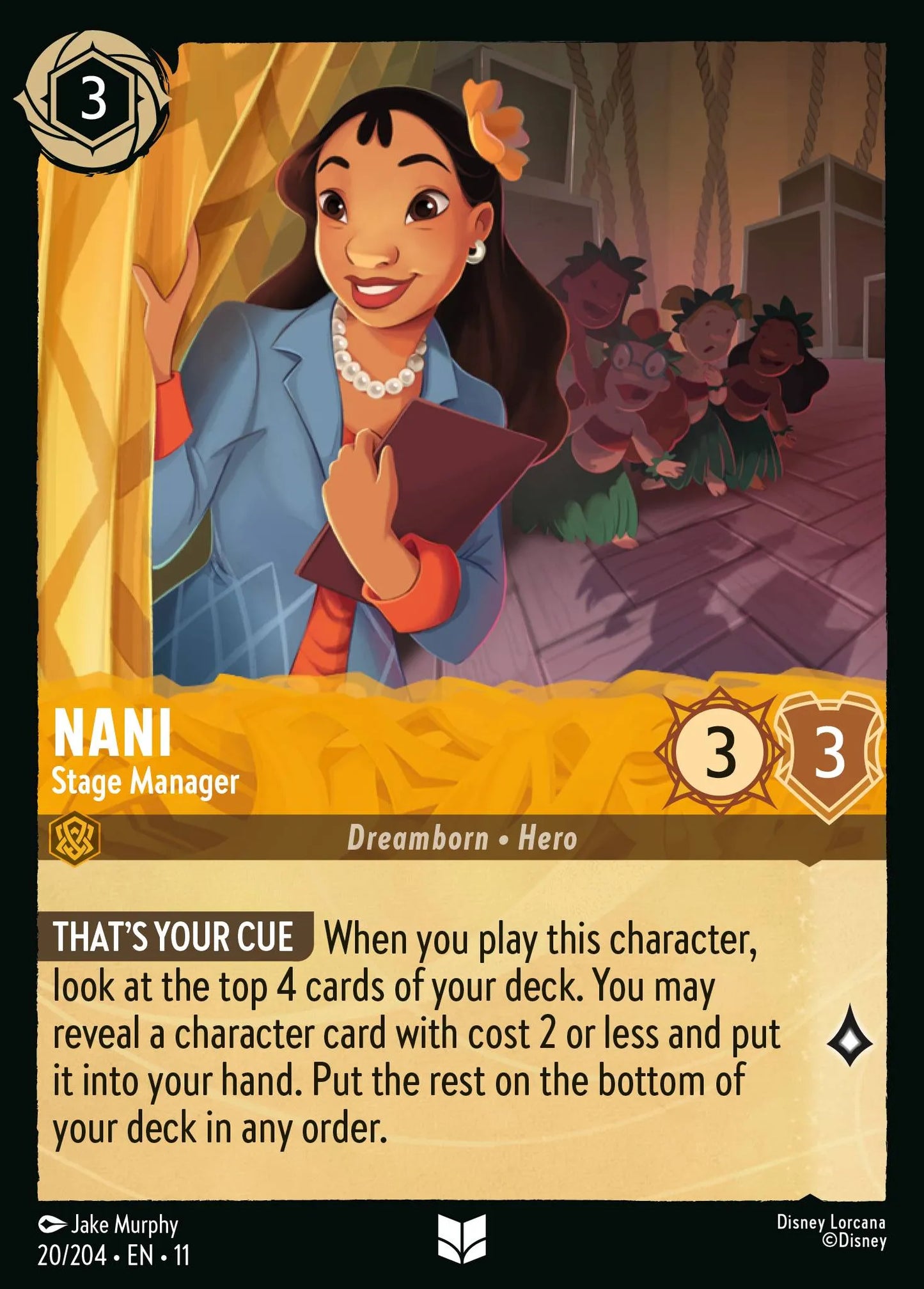 Nani - Stage Manager | Winterspell #20 (Near Mint Foil) | Disney Lorcana Single Australia (Near Mint)