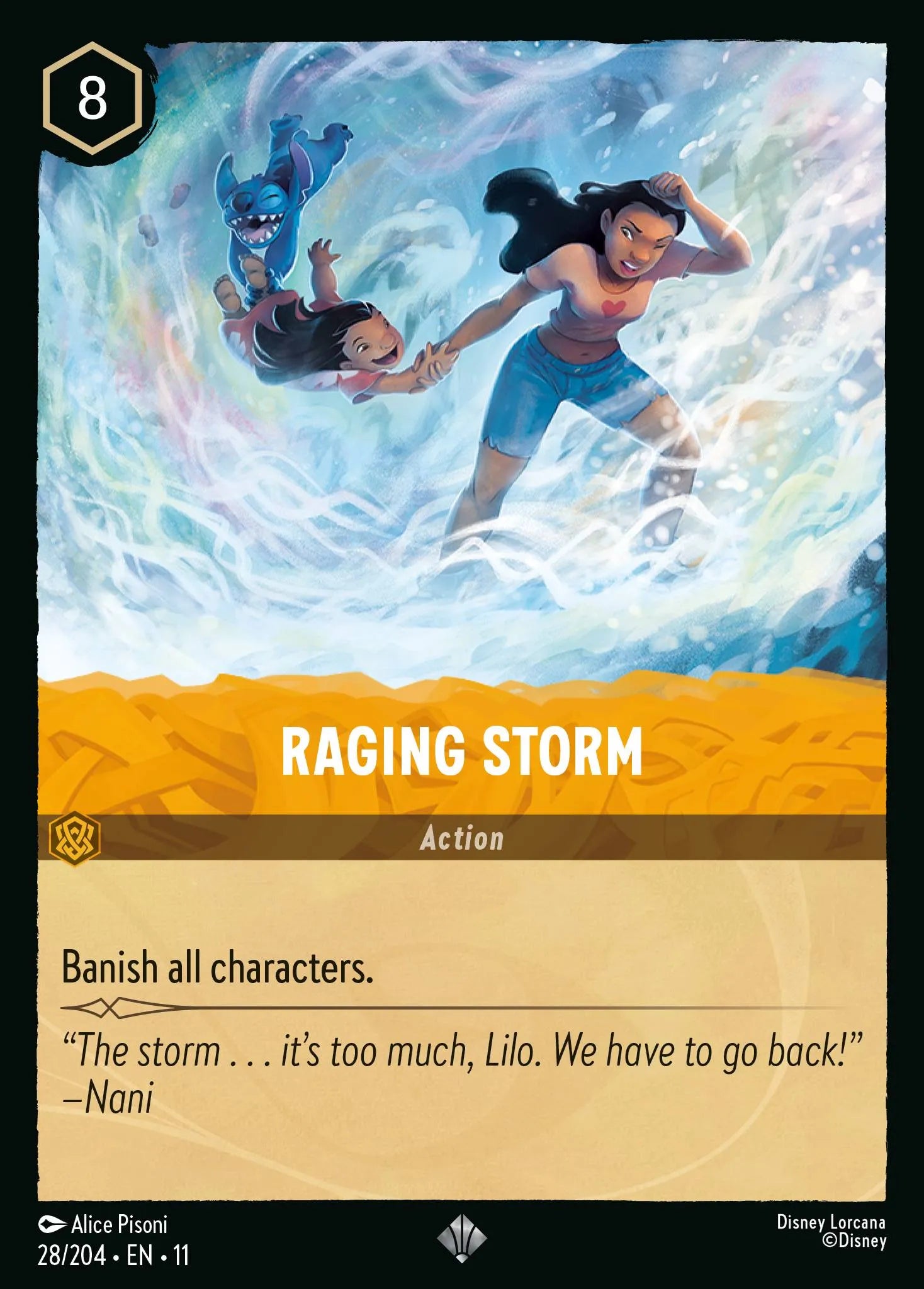Raging Storm | Winterspell #28 (Near Mint Foil) | Disney Lorcana Single Australia (Near Mint)