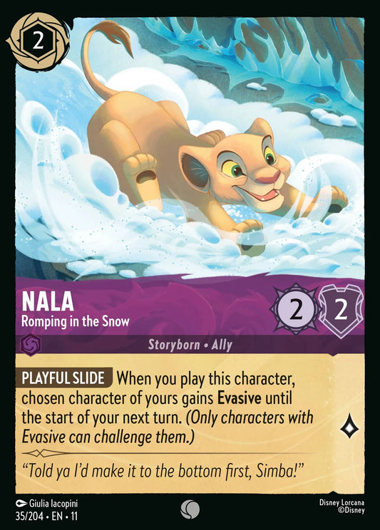 Nala - Romping in the Snow | Winterspell #35 (Near Mint Foil) | Disney Lorcana Single Australia (Near Mint)