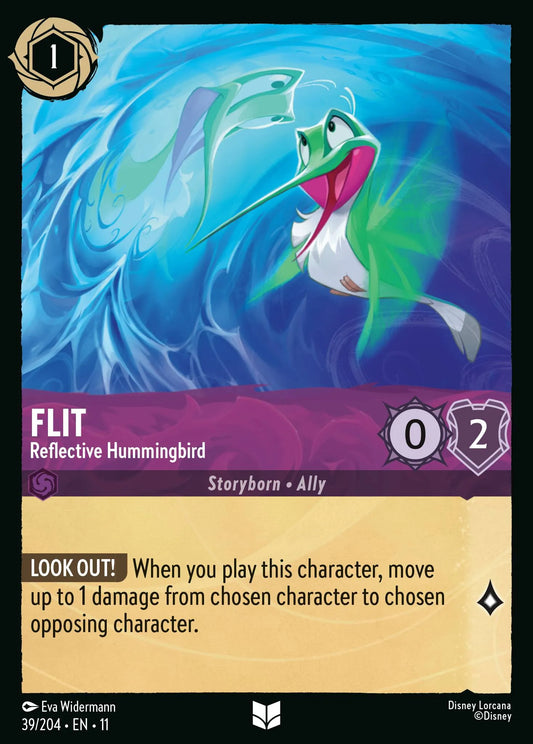 Flit - Reflective Hummingbird | Winterspell #39 (Near Mint Foil) | Disney Lorcana Single Australia (Near Mint)