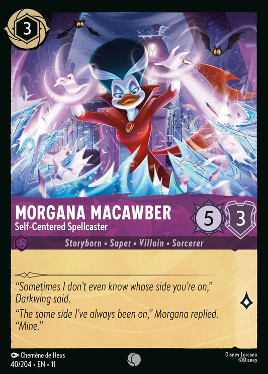 Morgana Macawber - Self-Centered Spellcaster | Winterspell #40 (Near Mint Foil) | Disney Lorcana Single Australia (Near Mint)