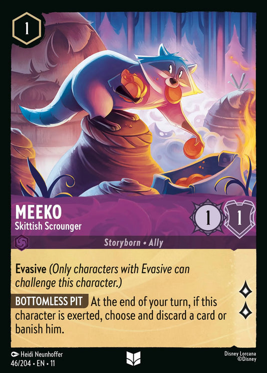 Meeko - Skittish Scrounger | Winterspell #46 (Near Mint Foil) | Disney Lorcana Single Australia (Near Mint)