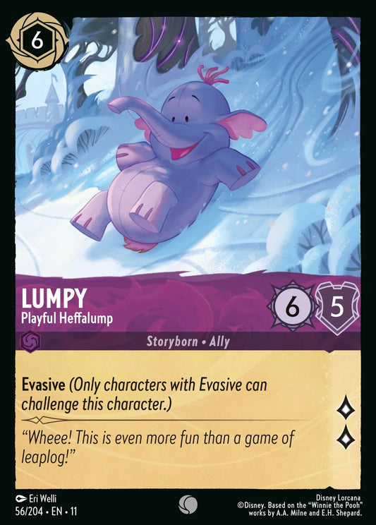 Lumpy - Playful Heffalump | Winterspell #56 (Near Mint Foil) | Disney Lorcana Single Australia (Near Mint)