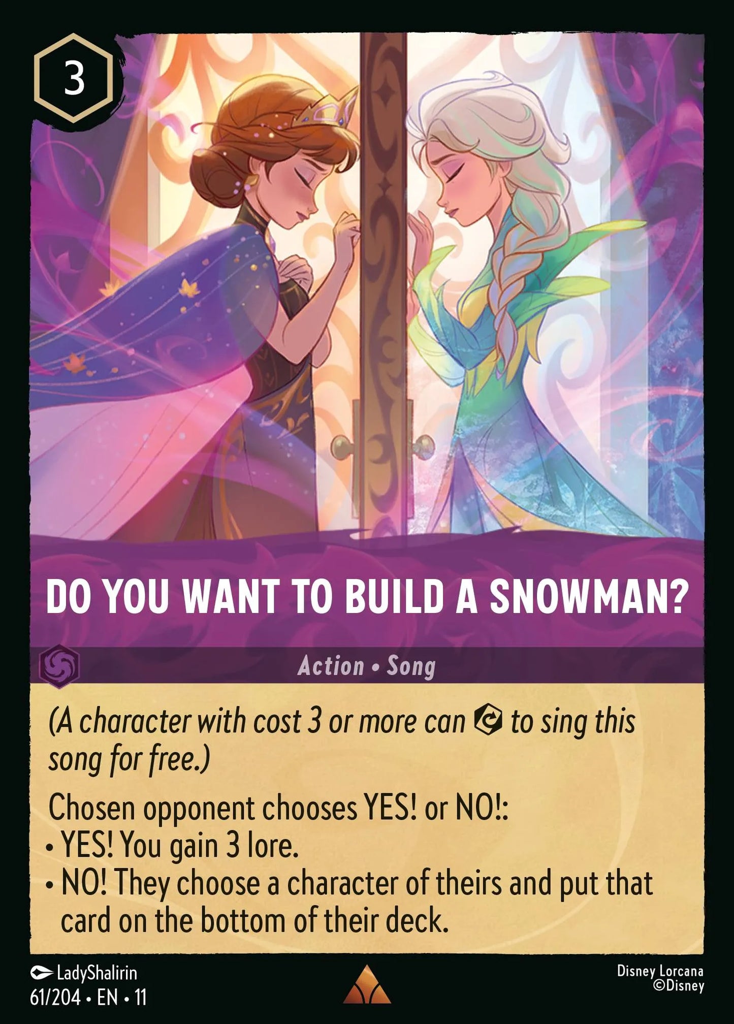 Do You Want to Build A Snowman? | Winterspell #61 (Near Mint) | Disney Lorcana Single Australia (Near Mint)