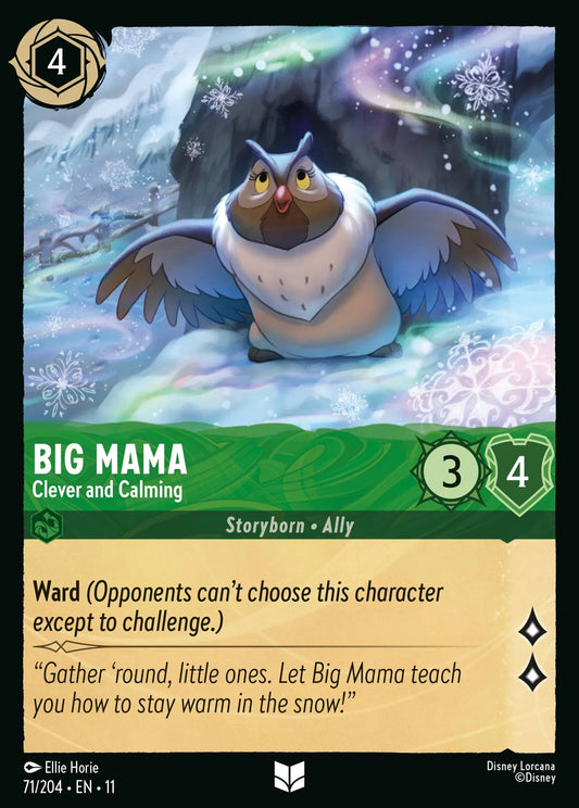Big Mama - Clever and Calming | Winterspell #71 (Near Mint) | Disney Lorcana Single Australia (Near Mint)