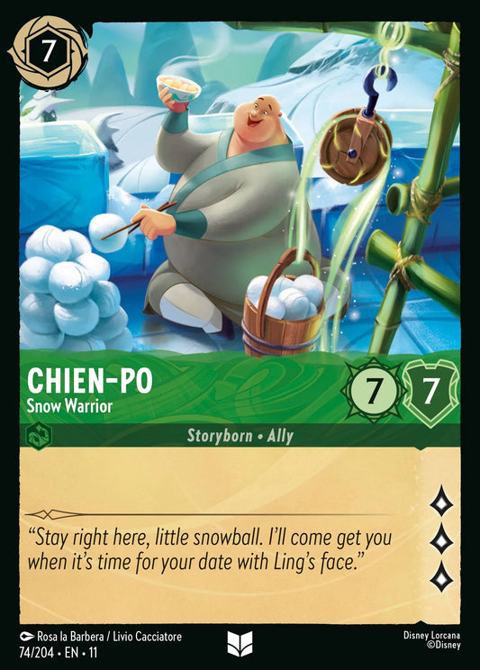 Chien-Po - Snow Warrior | Winterspell #74 (Near Mint) | Disney Lorcana Single Australia (Near Mint)