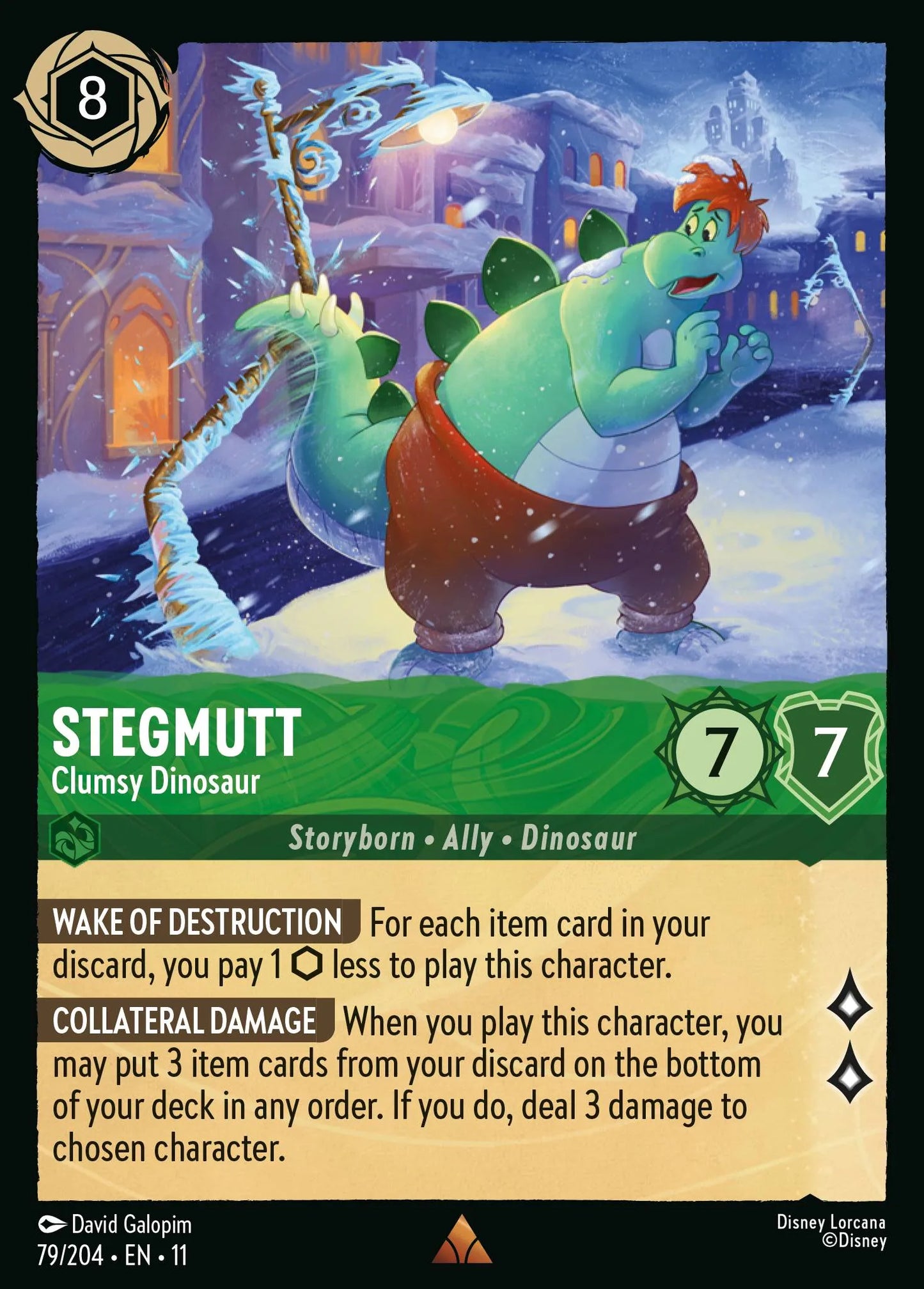 Stegmutt - Clumsy Dinosaur | Winterspell #79 (Near Mint) | Disney Lorcana Single Australia (Near Mint)