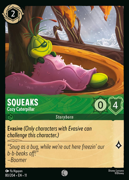 Squeaks - Cozy Caterpillar | Winterspell #80 (Near Mint) | Disney Lorcana Single Australia (Near Mint)