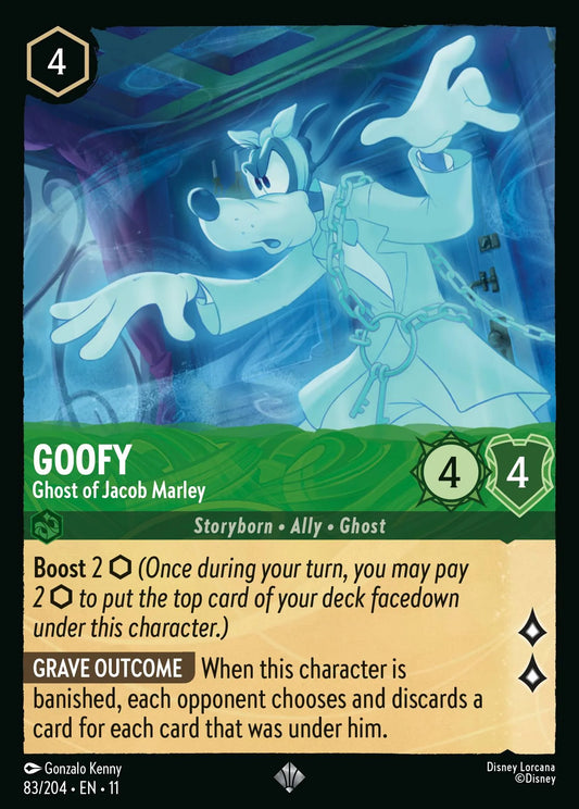 Goofy - Ghost of Jacob Marley | Winterspell #83 (Near Mint Foil) | Disney Lorcana Single Australia (Near Mint)