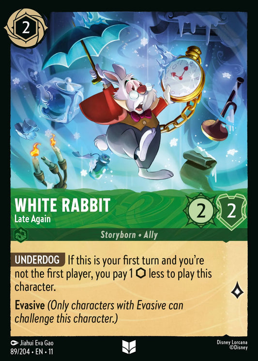 White Rabbit - Late Again | Winterspell #89 (Near Mint Foil) | Disney Lorcana Single Australia (Near Mint)