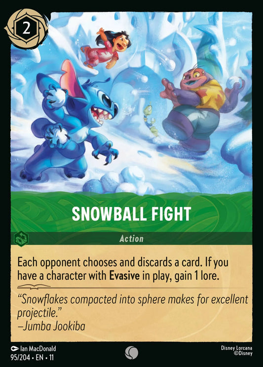 Snowball Fight | Winterspell #95 (Near Mint) | Disney Lorcana Single Australia (Near Mint)