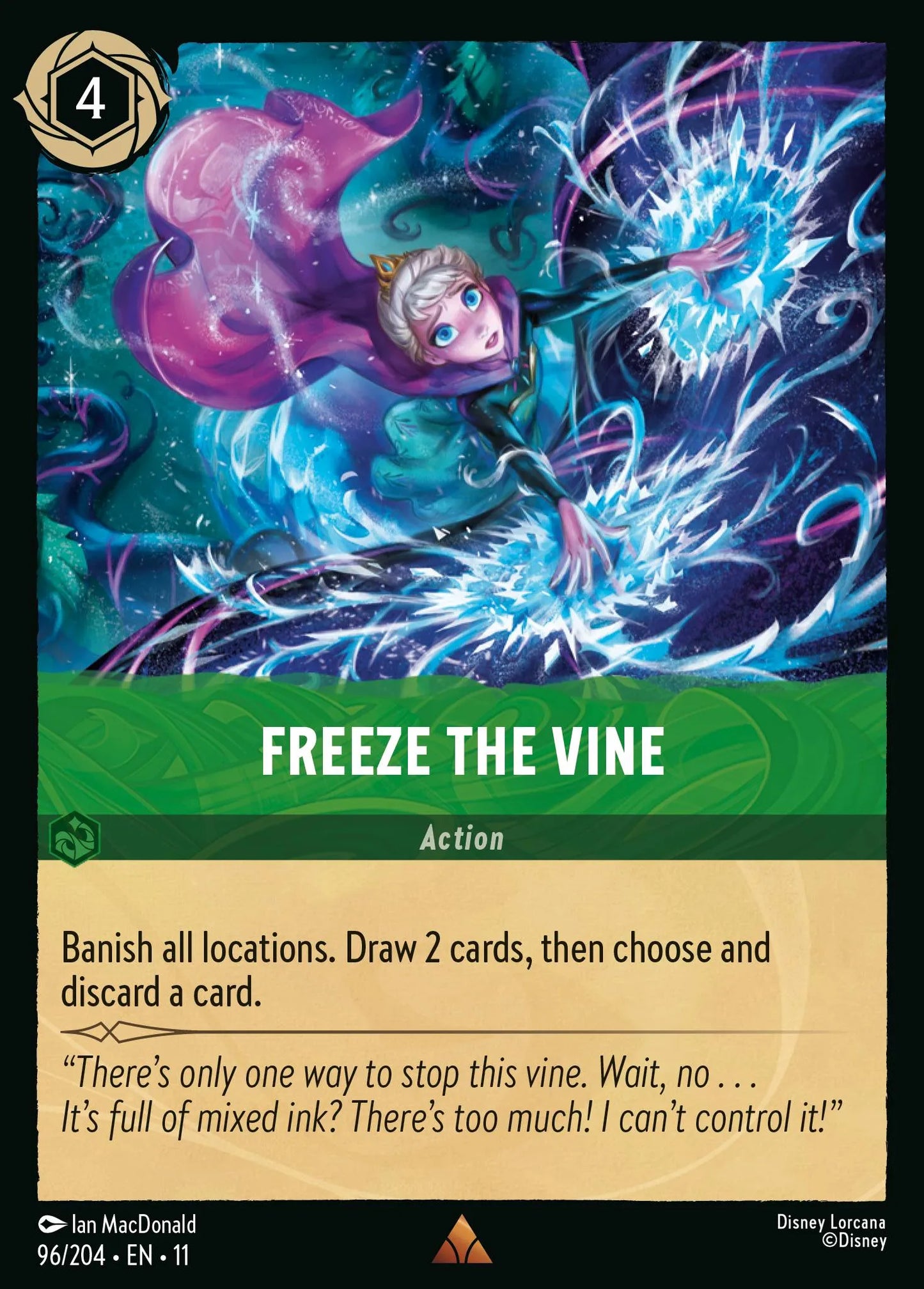 Freeze the Vine | Winterspell #96 (Near Mint) | Disney Lorcana Single Australia (Near Mint)