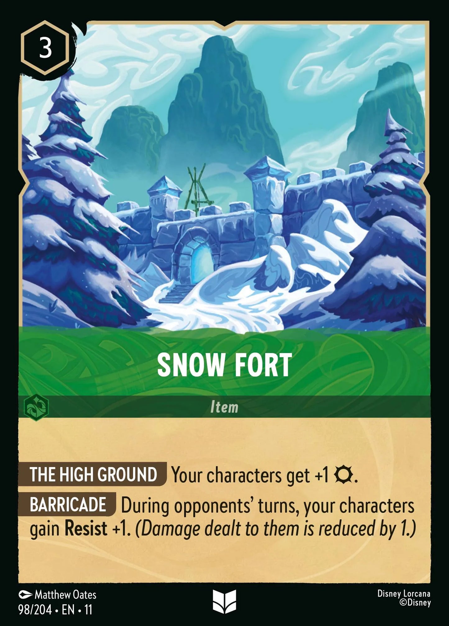 Snow Fort | Winterspell #98 (Near Mint Foil) | Disney Lorcana Single Australia (Near Mint)