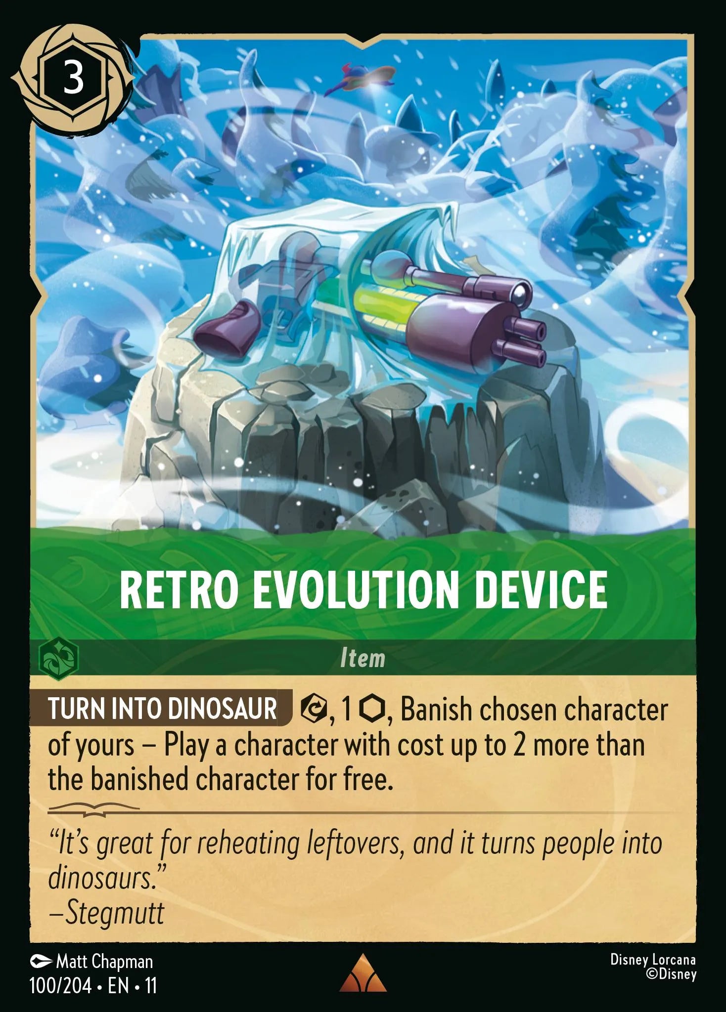 Retro Evolution Device | Winterspell #100 (Near Mint) | Disney Lorcana Single Australia (Near Mint)