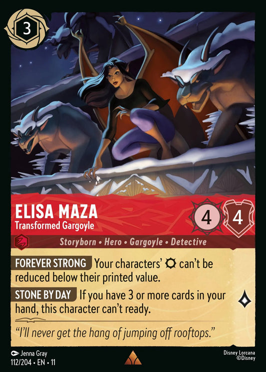 Elisa Maza - Transformed Gargoyle | Winterspell #112 (Near Mint) | Disney Lorcana Single Australia (Near Mint)