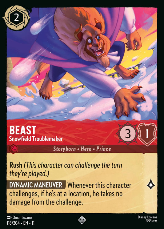 Beast - Snowfield Troublemaker | Winterspell #118 (Near Mint) | Disney Lorcana Single Australia (Near Mint)