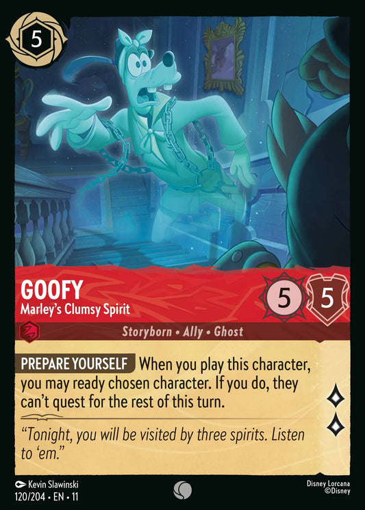 Goofy - Marley's Clumsy Spirit | Winterspell #120 (Near Mint Foil) | Disney Lorcana Single Australia (Near Mint)