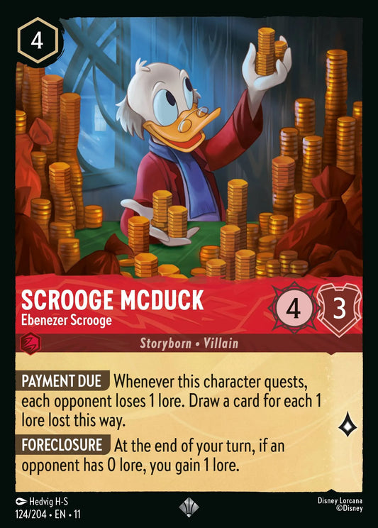 Scrooge McDuck - Ebenezer Scrooge | Winterspell #124 (Near Mint) | Disney Lorcana Single Australia (Near Mint)