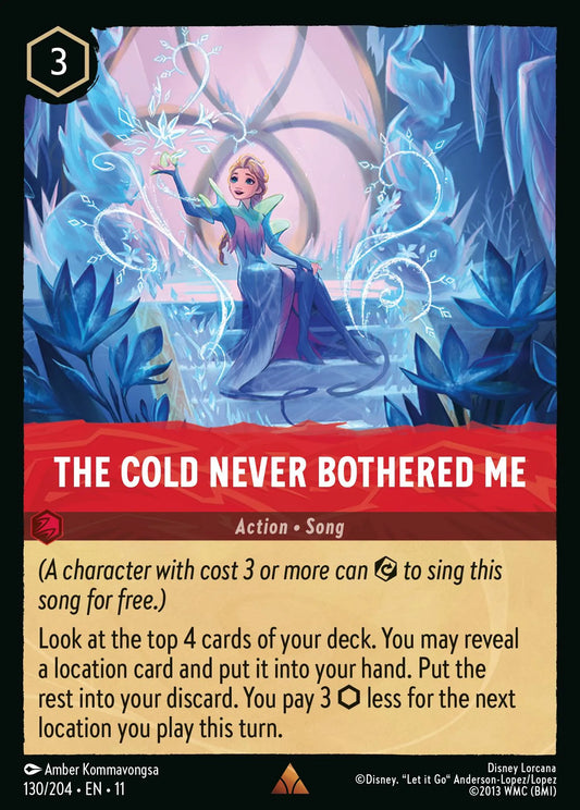 The Cold Never Bothered Me | Winterspell #130 (Near Mint) | Disney Lorcana Single Australia (Near Mint)