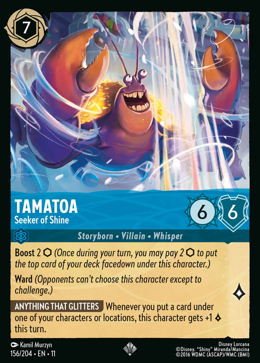Tamatoa - Seeker of Shine | Winterspell #156 (Near Mint Foil) | Disney Lorcana Single Australia (Near Mint)