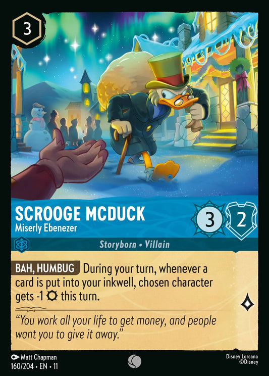 Scrooge McDuck - Miserly Ebenezer | Winterspell #160 (Near Mint) | Disney Lorcana Single Australia (Near Mint)
