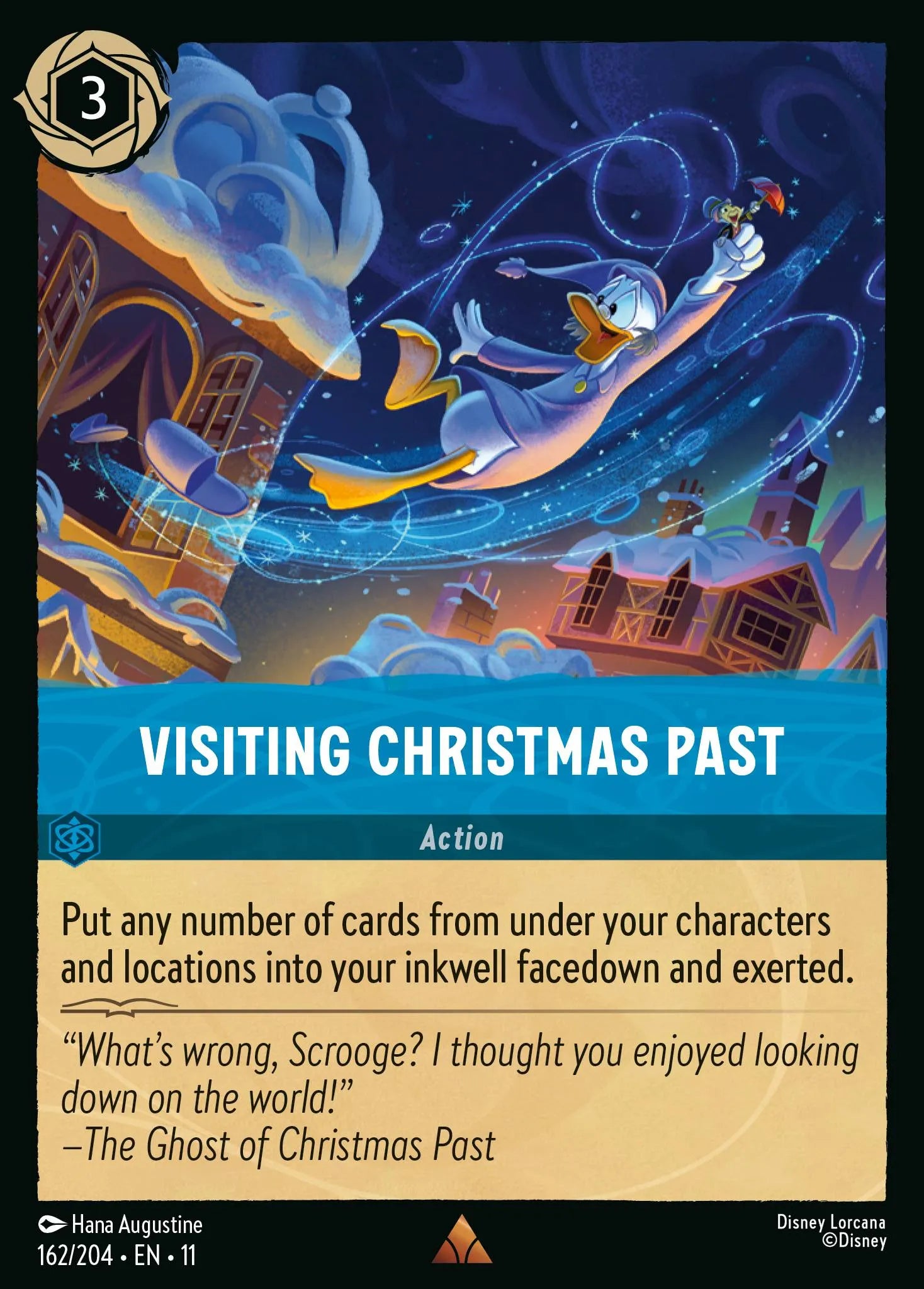 Visiting Christmas Past | Winterspell #162 (Near Mint) | Disney Lorcana Single Australia (Near Mint)