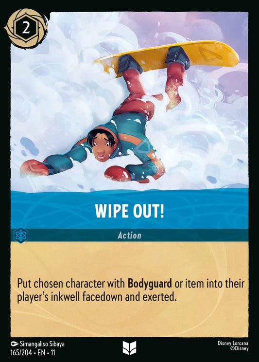 Wipe Out! | Winterspell #165 (Near Mint Foil) | Disney Lorcana Single Australia (Near Mint)