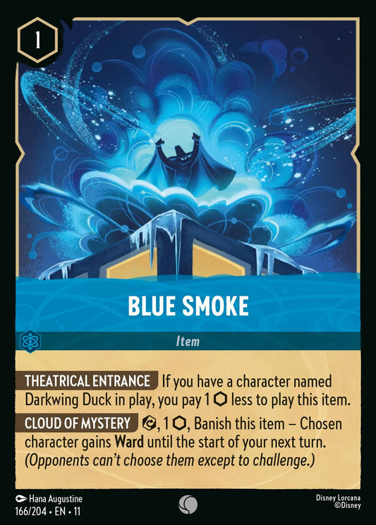 Blue Smoke | Winterspell #166 (Near Mint Foil) | Disney Lorcana Single Australia (Near Mint)