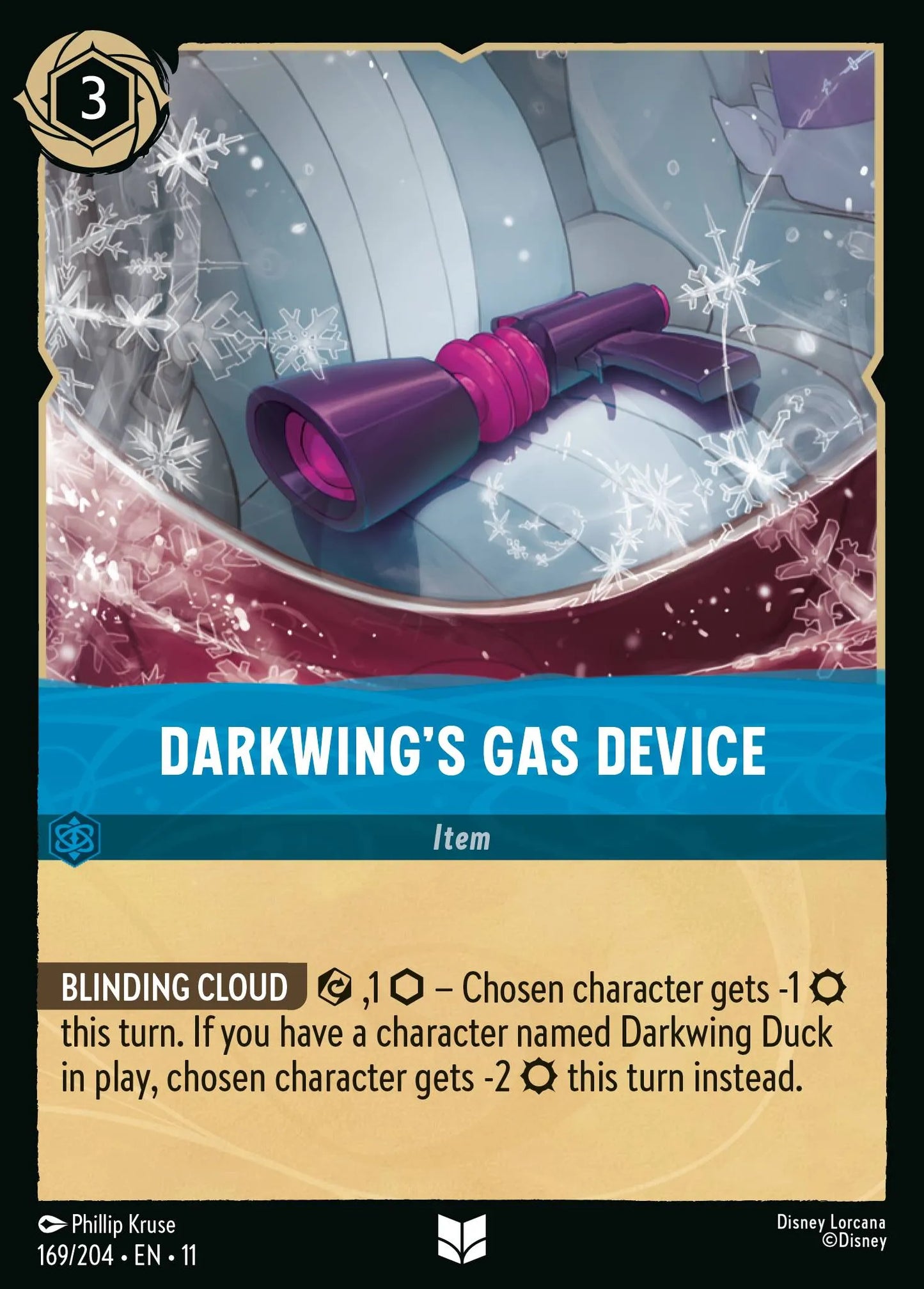 Darkwing's Gas Device | Winterspell #169 (Near Mint Foil) | Disney Lorcana Single Australia (Near Mint)