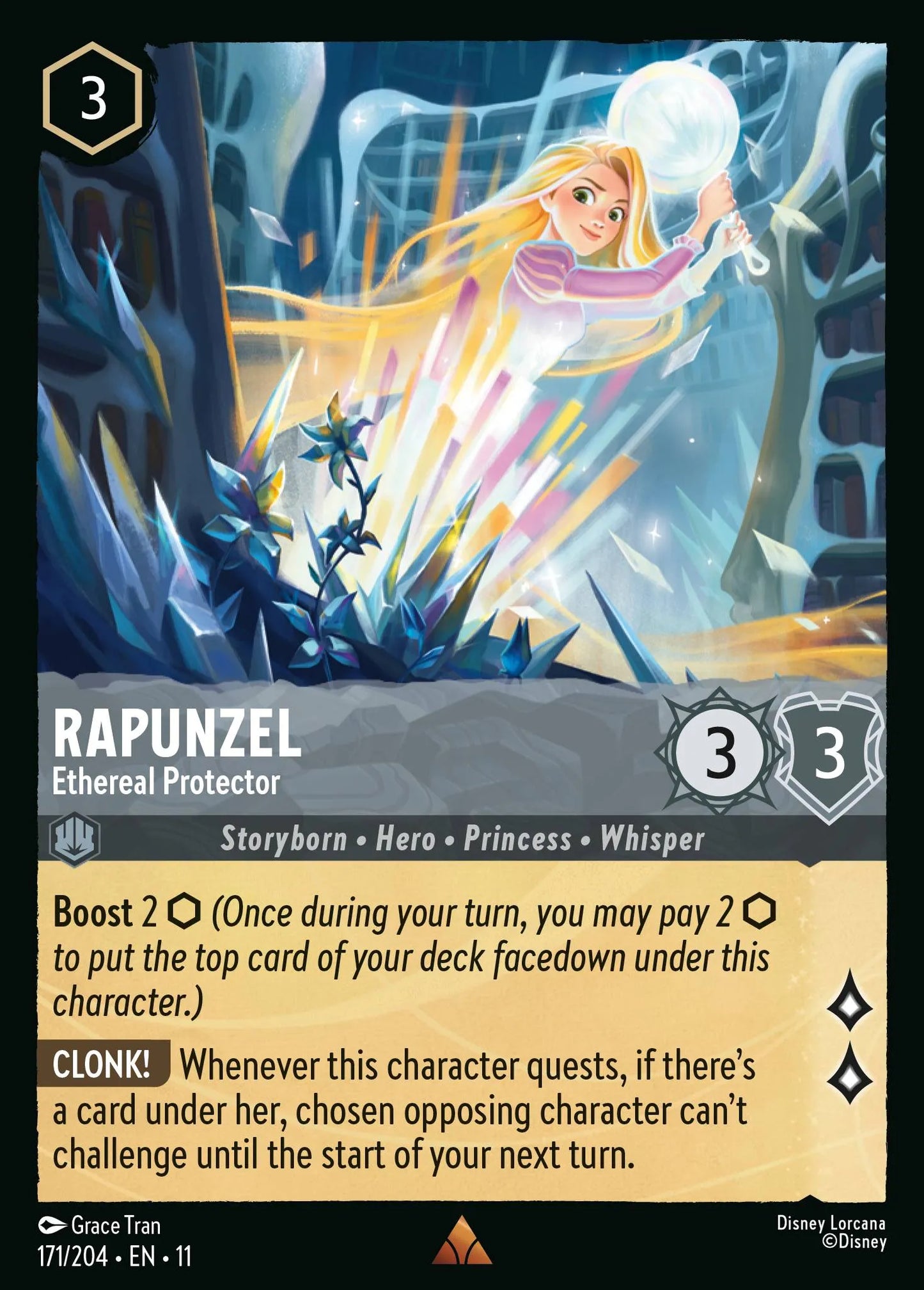 Rapunzel - Ethereal Protector | Winterspell #171 (Near Mint) | Disney Lorcana Single Australia (Near Mint)