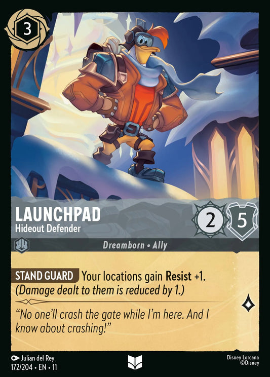 Launchpad - Hideout Defender | Winterspell #172 (Near Mint) | Disney Lorcana Single Australia (Near Mint)