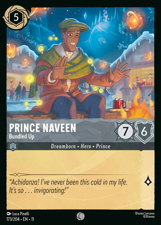 Prince Naveen - Bundled Up | Winterspell #173 (Near Mint Foil) | Disney Lorcana Single Australia (Near Mint)