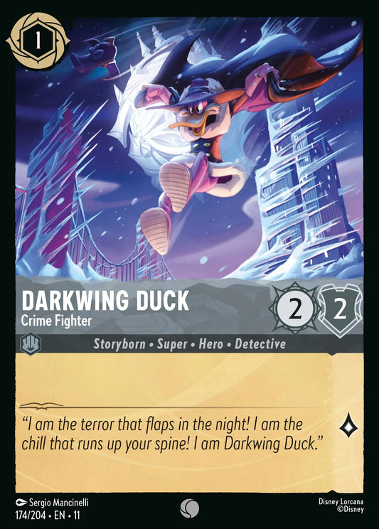 Darkwing Duck - Crime Fighter | Winterspell #174 (Near Mint Foil) | Disney Lorcana Single Australia (Near Mint)