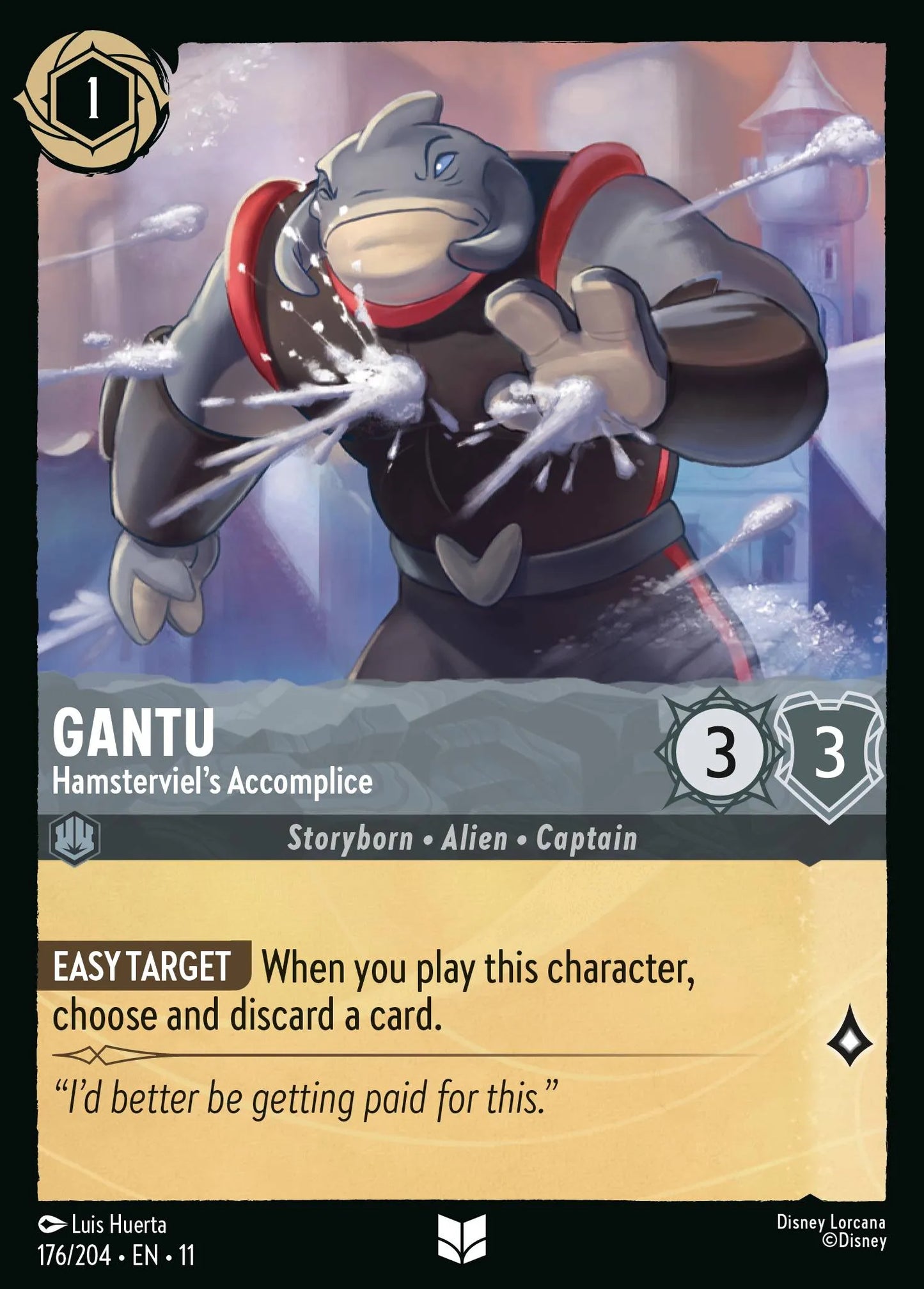 Gantu - Hamsterviel's Accomplice | Winterspell #176 (Near Mint) | Disney Lorcana Single Australia (Near Mint)