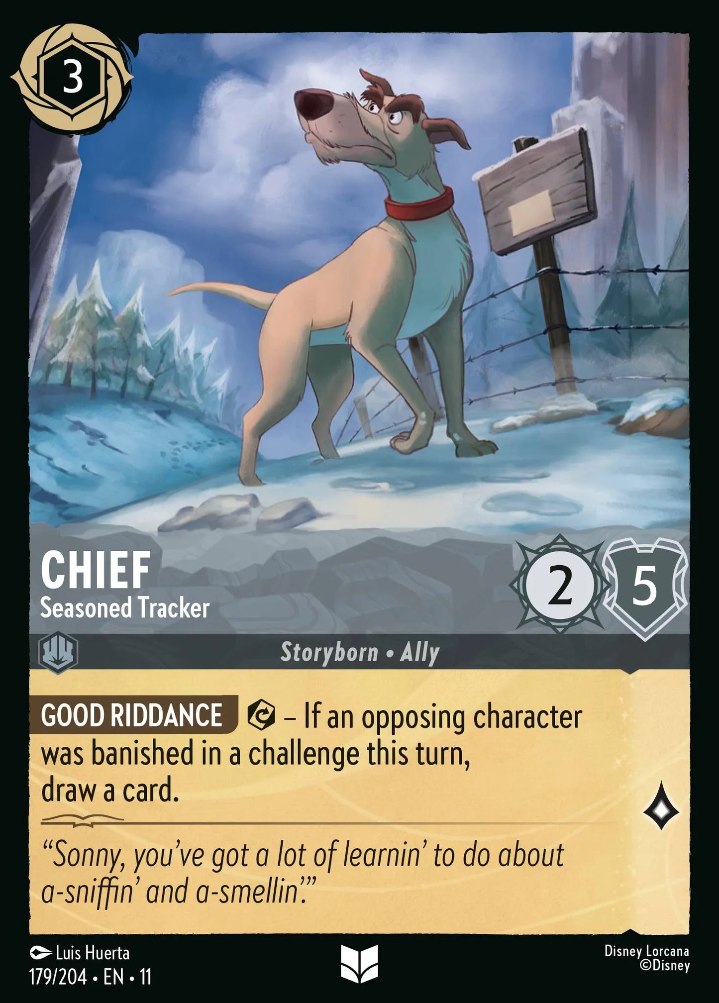 Chief - Seasoned Tracker | Winterspell #179 (Near Mint) | Disney Lorcana Single Australia (Near Mint)