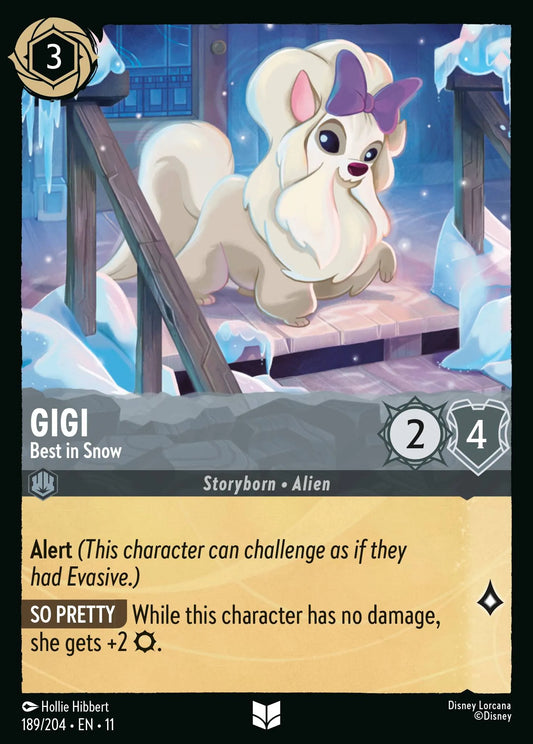 Gigi - Best in Snow | Winterspell #189 (Near Mint Foil) | Disney Lorcana Single Australia (Near Mint)