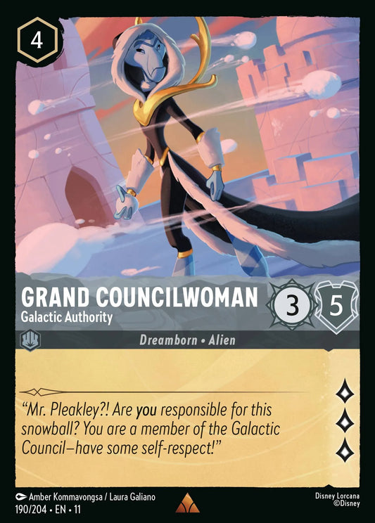 Grand Councilwoman - Galactic Authority | Winterspell #190 (Near Mint Foil) | Disney Lorcana Single Australia (Near Mint)