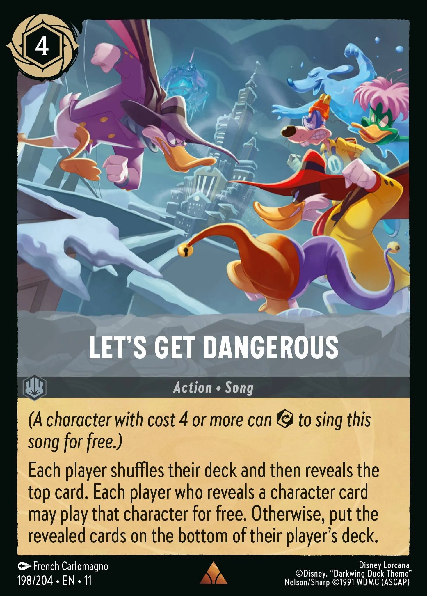 Let's Get Dangerous | Winterspell #198 (Near Mint Foil) | Disney Lorcana Single Australia (Near Mint)