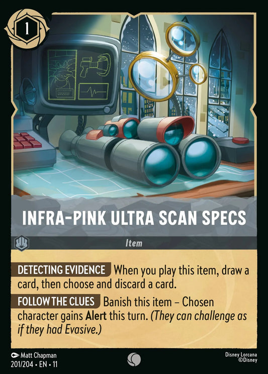Infra-Pink Ultra Scan Specs | Winterspell #201 (Near Mint) | Disney Lorcana Single Australia (Near Mint)