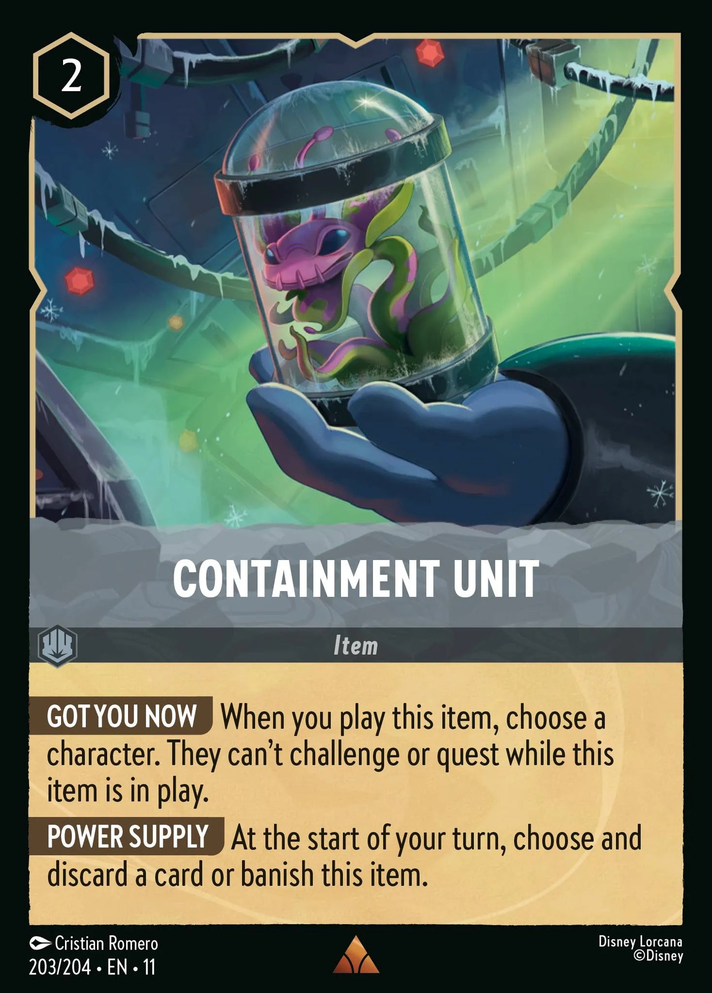 Containment Unit | Winterspell #203 (Near Mint) | Disney Lorcana Single Australia (Near Mint)