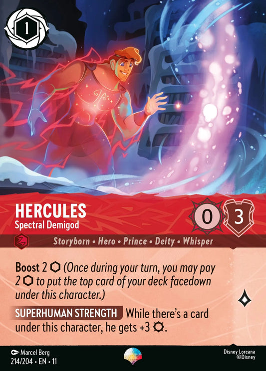 Hercules - Spectral Demigod | Winterspell #214 (Near Mint) | Disney Lorcana Single Australia (Near Mint)