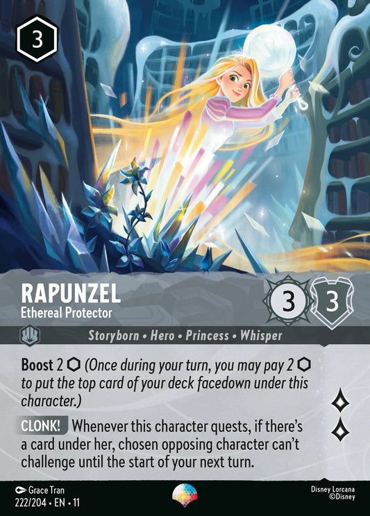 Rapunzel - Ethereal Protector | Winterspell #222 (Near Mint Foil) | Disney Lorcana Single Australia (Near Mint)