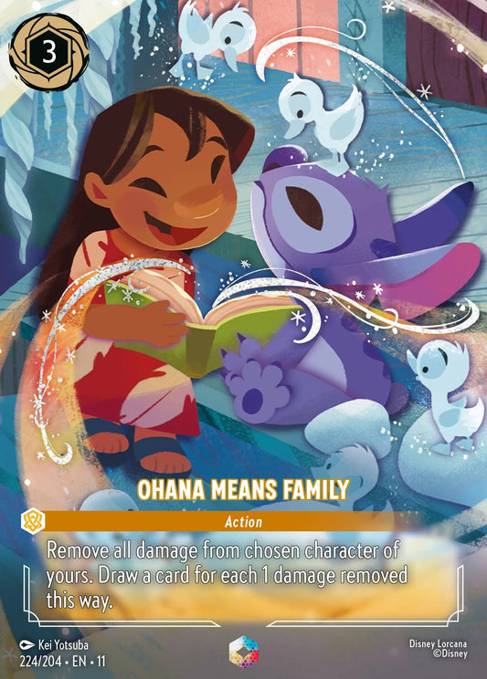 Ohana Means Family | Winterspell #224 (Near Mint) | Disney Lorcana Single Australia (Near Mint)