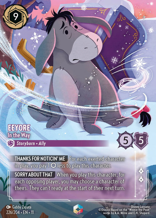 Eeyore - In the Way | Winterspell #226 (Near Mint) | Disney Lorcana Single Australia (Near Mint)