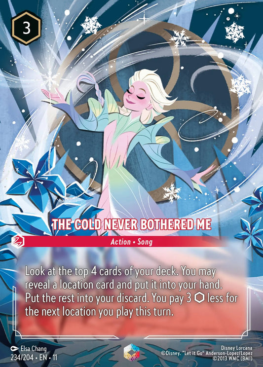 The Cold Never Bothered Me | Winterspell #234 (Near Mint) | Disney Lorcana Single Australia (Near Mint)