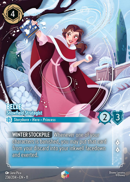 Belle - Snowfield Strategist | Winterspell #236 (Near Mint) | Disney Lorcana Single Australia (Near Mint)