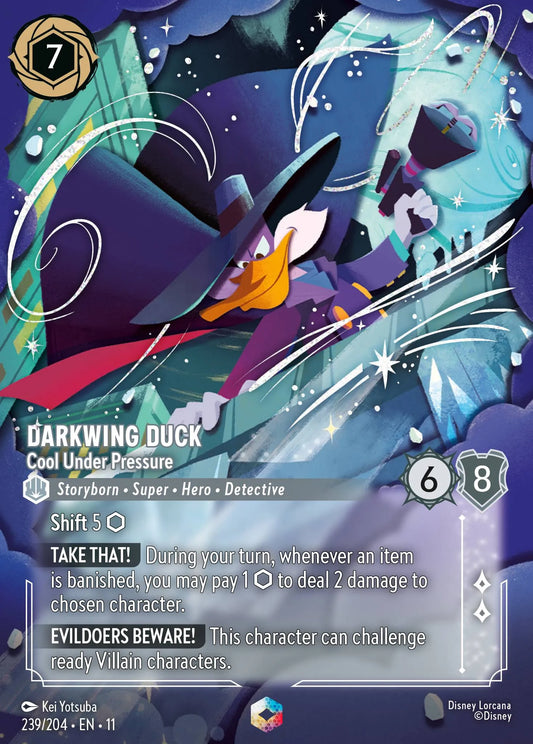 Darkwing Duck - Cool Under Pressure | Winterspell #239 (Near Mint) | Disney Lorcana Single Australia (Near Mint)