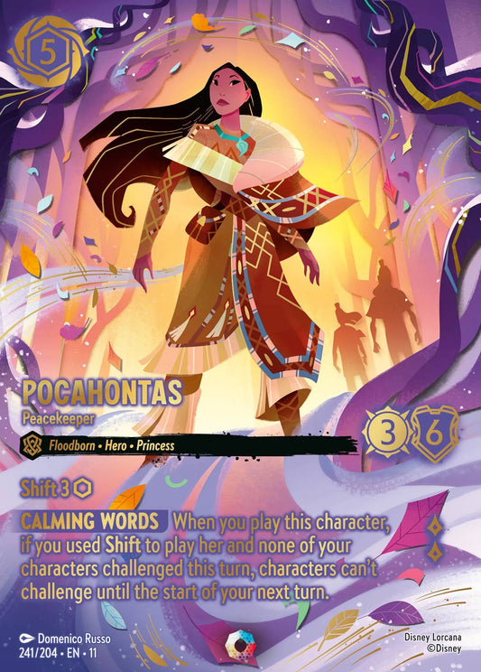 Pocahontas - Peacekeeper | Winterspell #241 (Near Mint) | Disney Lorcana Single Australia (Near Mint)