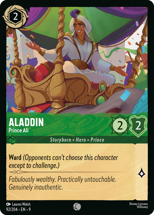 Aladdin - Prince Ali | Fabled #92 (Near Mint Foil) | Disney Lorcana Single Australia (Near Mint)